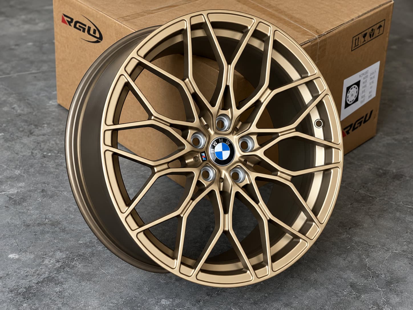 Кованые диски BMW M4 R18 — AW-1850-7, фото 2